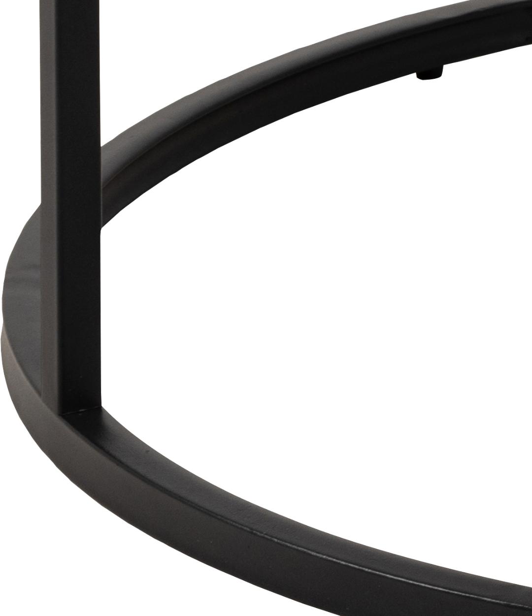 Nerra runder weißer Kaffeetisch