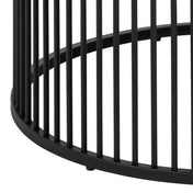 Veyla gerippter schwarzer Kaffeetisch