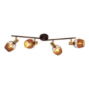 Handcrafted Luxury Corbis Ceiling Lamp in Black and Gold