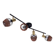 Handcrafted Luxury Corbis Ceiling Lamp in Black and Gold
