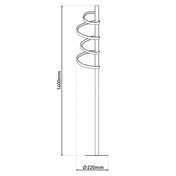 Zeitlose handgefertigte LED-Stehlampe – Luxuriöses kunsthandwerkliches Design