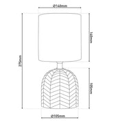 Timeless Handmade Ceramic Table Lamp, Premium Artisan Design