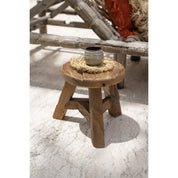 Yatai reclaimed teak stool – small