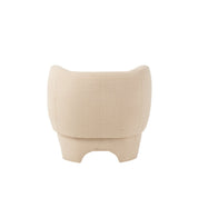 Élois Knit Lounge Chair – Soft Ivory Bouclé