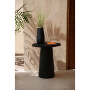Timeless Handmade Artisan Side Table in Premium Black Finish