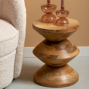 Handcrafted Luxury Side Table - Timeless Artisan Design