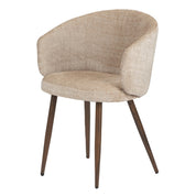 Elegant Hand-Finished Luna Chairs in Cream - Artisanal Craftsmanship