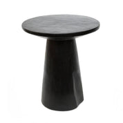 Timeless Handmade Artisan Side Table in Premium Black Finish