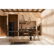 Handmade Water Hyacinth Bench - Timeless Artisan Design