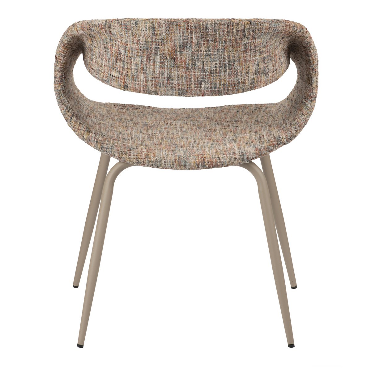 Elegant Hand-Finished Whale Chairs in Neutral Tones - Set of 2