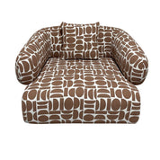 Curated Handmade Luxury Lounge Chair in Timeless Terracotta