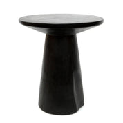 Timeless Handmade Artisan Side Table in Premium Black Finish