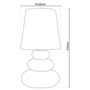 Timeless Handmade Ceramic Table Lamp, Luxury Artisan Design