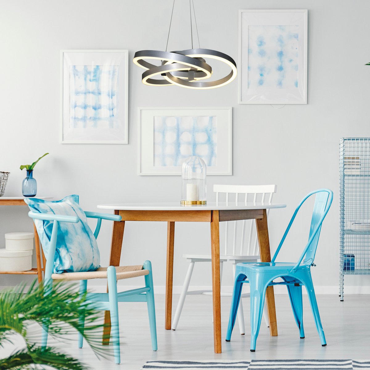 Luxury Handmade LED Pendant Light, Artisan Crafted Design