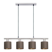 Handgefertigte Luxus-Hängeleuchte in natürlichem Satin-Finish