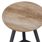 Arden alter Eichen-/schwarzer Metall-Beistelltisch