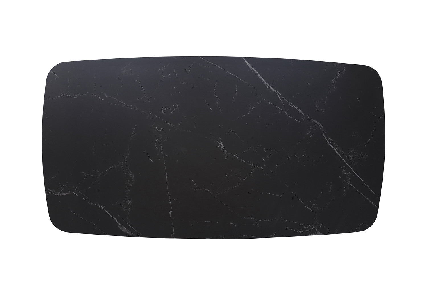 Salontisch dänisch oval Stein schwarz