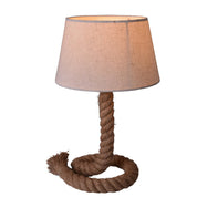 Handcrafted Luxury Table Lamp with Artisan Design and Jute