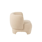 Élois Knit Lounge Chair – Soft Ivory Bouclé