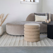 Sora 160x230cm handgewebter Wollteppich – Elfenbein