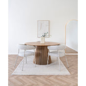 Signe 160x230cm handgeknüpfter Teppich - Elfenbein