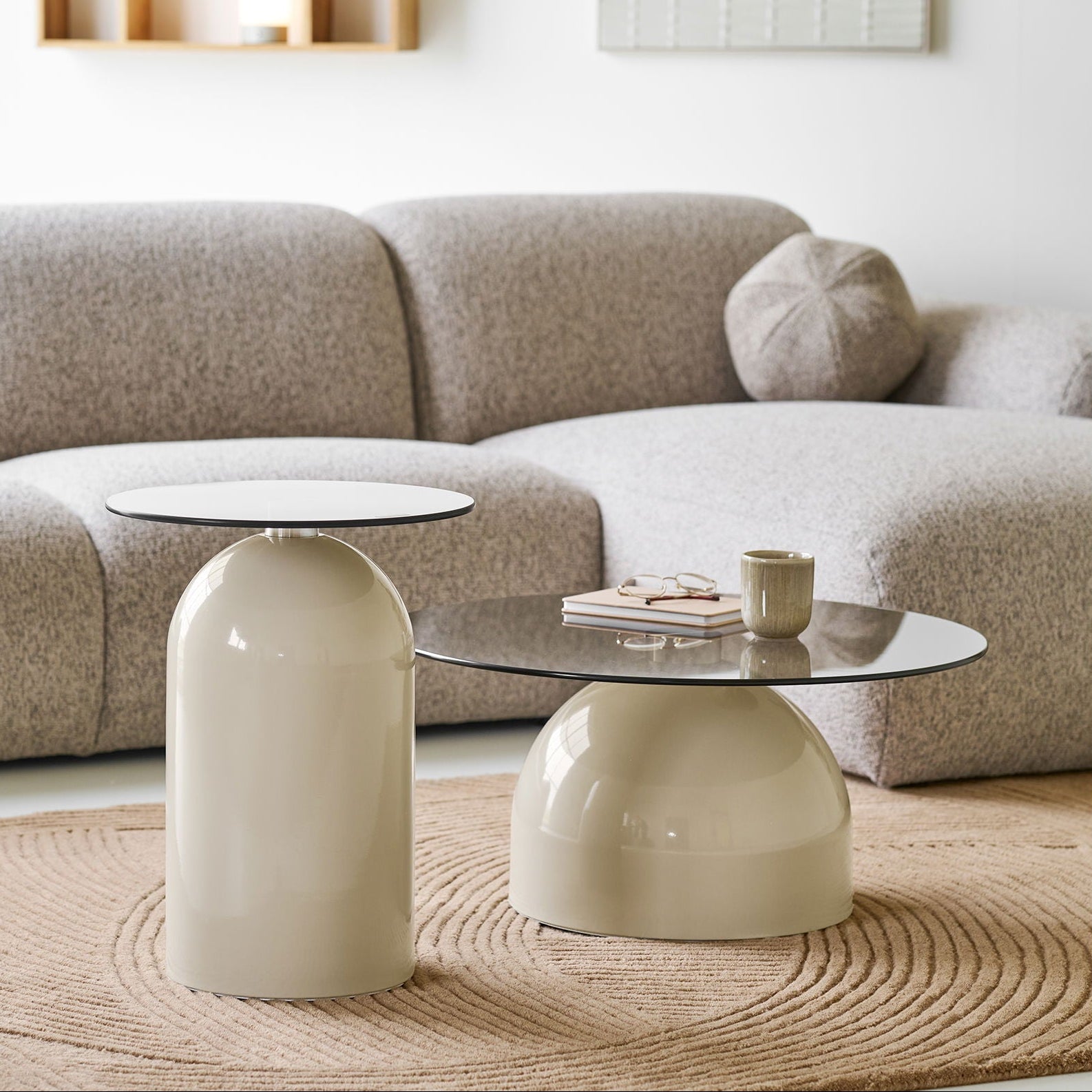 Svala 160x230 cm Wollteppich – Braun