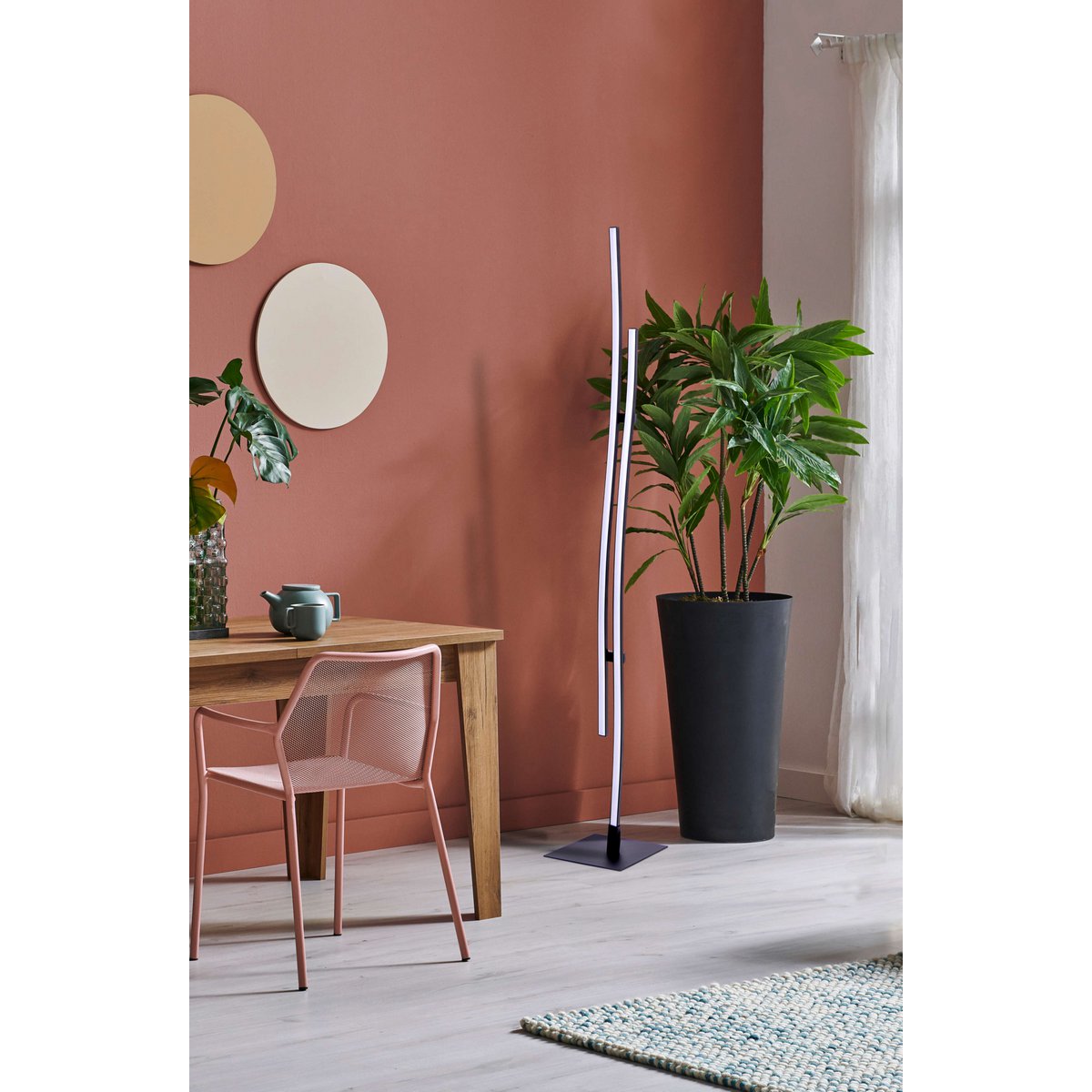 Premium Handmade LED Floor Lamp - Timeless Artisan Design