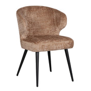 FANNUR PTP Hand-Finished Caramel Chairs, Timeless Elegance