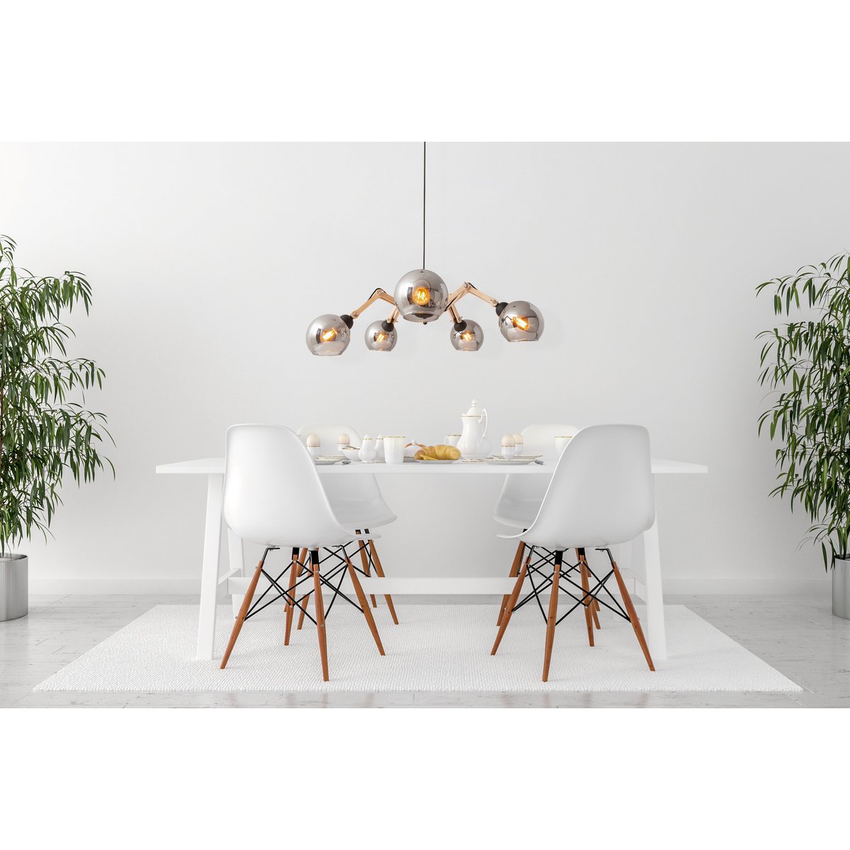 Handcrafted Luxury Glass Pendant Lamp for Timeless Design