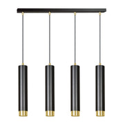 LYONN 4 Black Gold Pendant Lamp