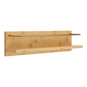 Ember Wall Shelf - Wall shelf, bamboo, natural 45x10x12 cm