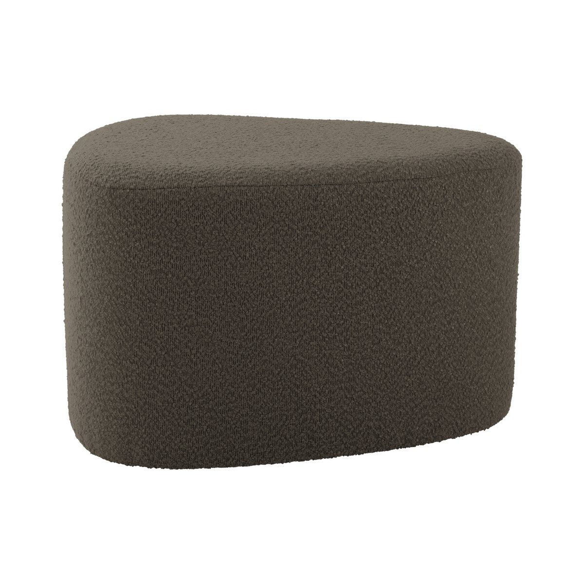 Ada grey bouclé pouf