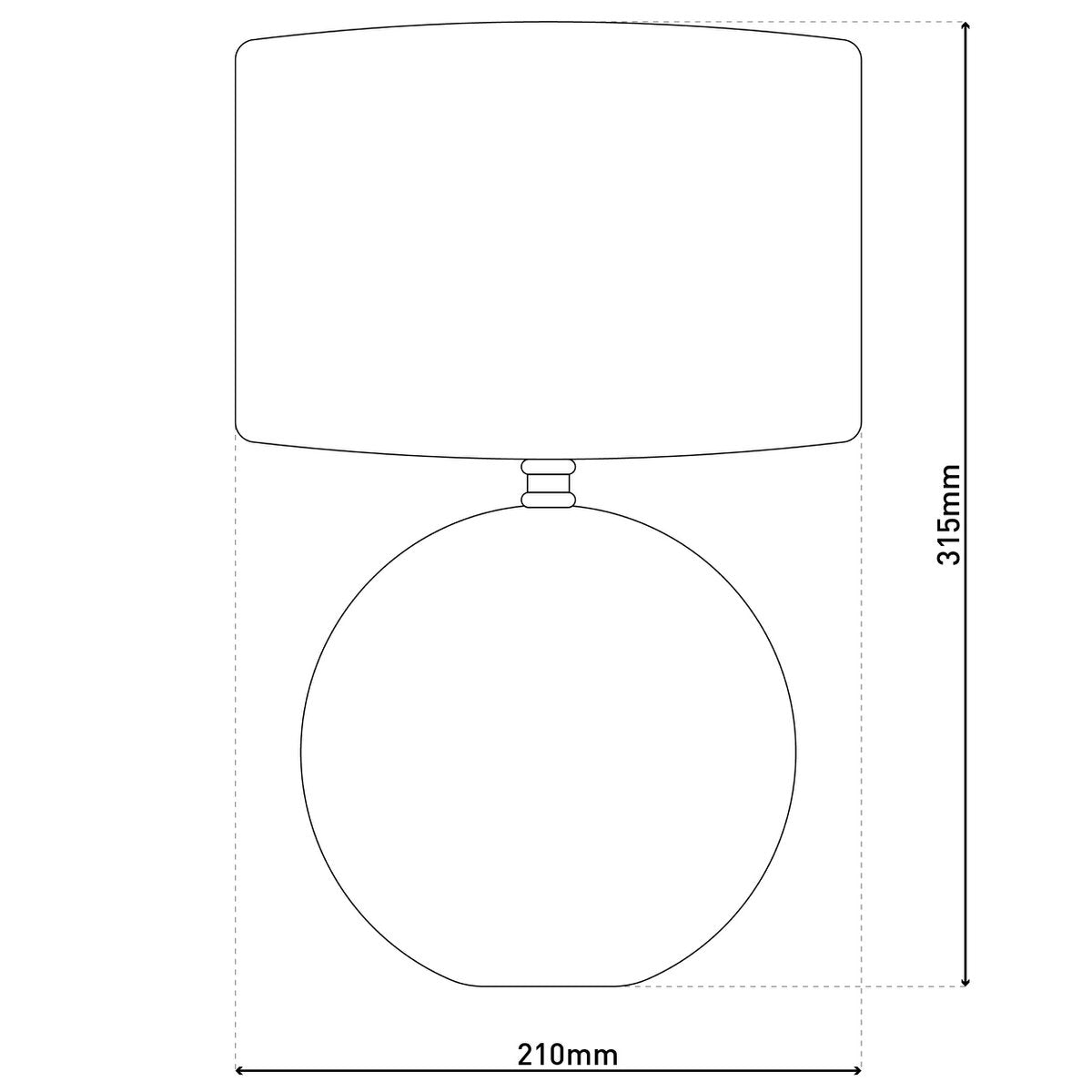 Handcrafted Luxury Ceramic Table Lamp with Natural Fabric Shade