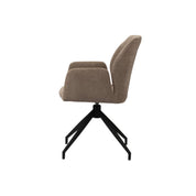 FANNUR PTP Hand-Finished Rotating Chair in Organic Brown