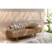 Handmade Water Hyacinth Bench - Timeless Artisan Design