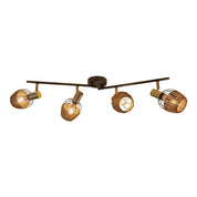 Handcrafted Luxury Corbis Ceiling Lamp in Black and Gold