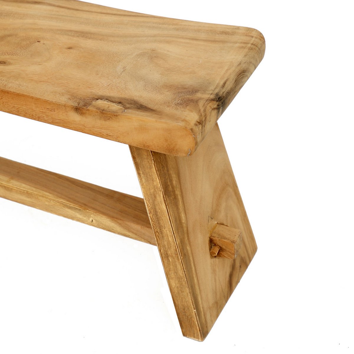 Handcrafted Luxury Suar Bench - Timeless Artisan Design