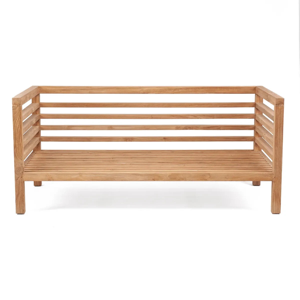 Curated Luxury Artisan Two-Seater Sofa in Natural Materials