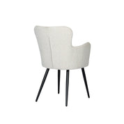 Elegant Pearl White Wing Chairs - Artisanal Luxury Set of 2