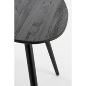 Handcrafted Recycled Wood & Metal Side Table Set (2 pcs)