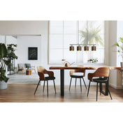 Handgefertigte Luxus-Hängeleuchte in natürlichem Satin-Finish