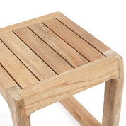 Symi reclaimed teak stool