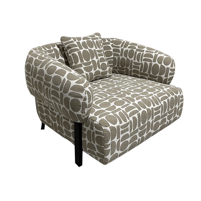 Handcrafted Luxury Lounge Chair Amon in Authentic Natural Design