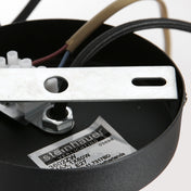 Kairo Hainbuche/schwarze Bambus Hängeleuchte