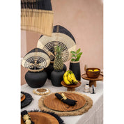 Timeless Handmade Artisan Vase in Premium Black Natural Design