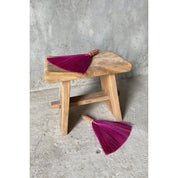 Suar wooden bench stool