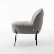 Fauteuil Siena teddy steel
