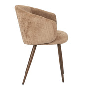 FANNUR PTP Luna Chair Set: Elegant Minimalist Design in Caramel