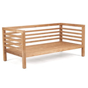 Curated Luxury Artisan Two-Seater Sofa in Natural Materials