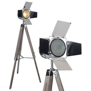 Premium Handmade Three-Legged Standing Lamp in Natural Design